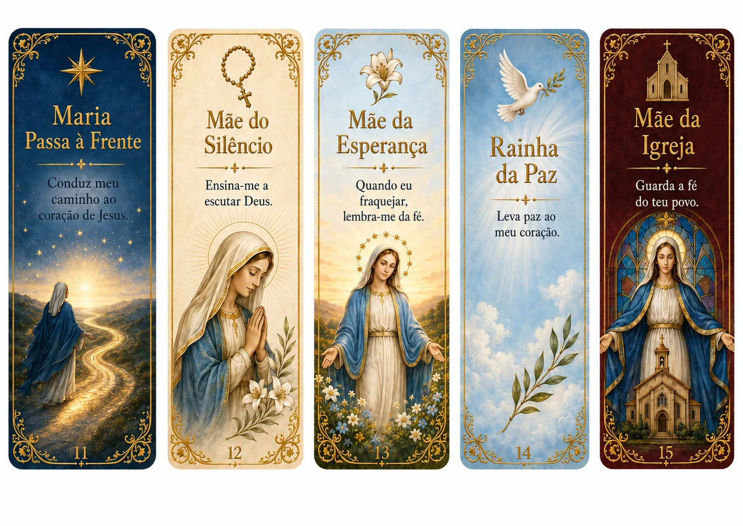Marcadores católicos da Virgem Maria